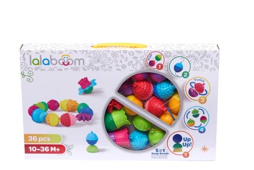 Boite de 36 perles Lalaboom