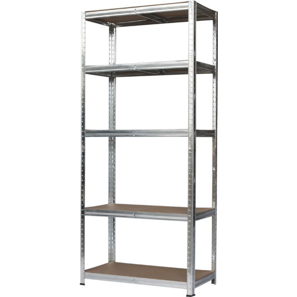 ÉTAGÈRE MÉTAL/BOIS 5 TABLETTES 180X90X40CM 
CAT...