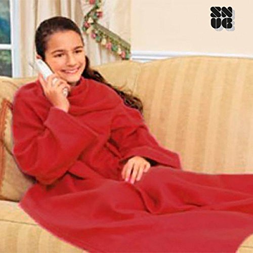 Bigbuy Couverture à Manches Enfant Snug Snug Kids Extra Douce Rouge 4899888102755 (4899888102755)