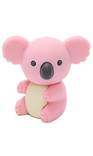 Gomme en forme de koala rose, par Iwako, Japon