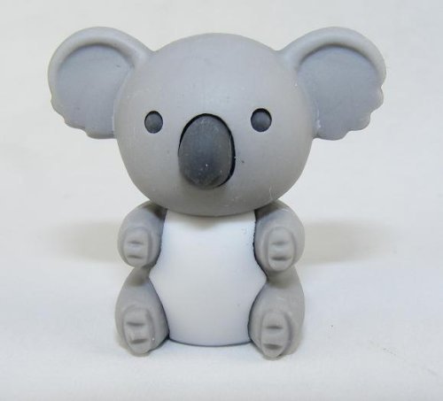 gris clair koala gomme en Iwako du Japon