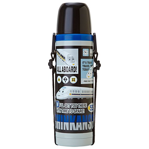 bouteille en acier inoxydable Shinkansen (noir)