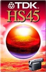 CASSETTES VHS-C TDK HS 45 MINUTES PAL SECAM