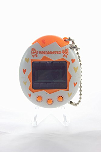 1997 edition Tamagotchi white & orange Bandai T...