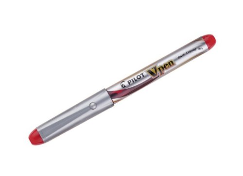 PILOT Stylo Plume Jetable V-Pen SILVER Pte Moye...
