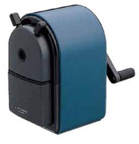 Mitsubishi Pencil Co., Ltd Uni KH-20 Hand Crank Wooden Pencil Sharpener - Blue (japan import) code EAN 4902778372463 