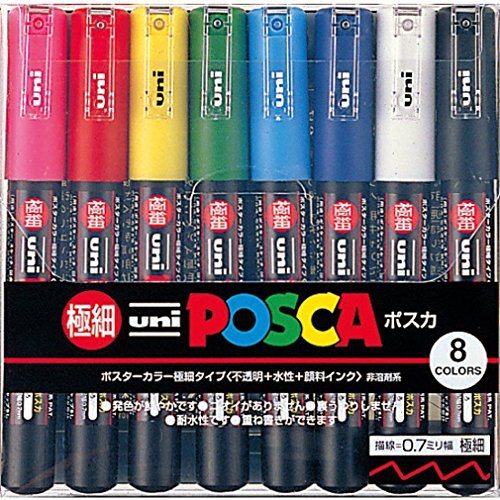 Uni-posca PC-1M Paint Marker Pen - Extra Fine P...