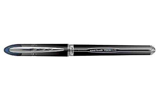 Uni-Ball Vision Stylo roller 0,5 mm Bleu Noir