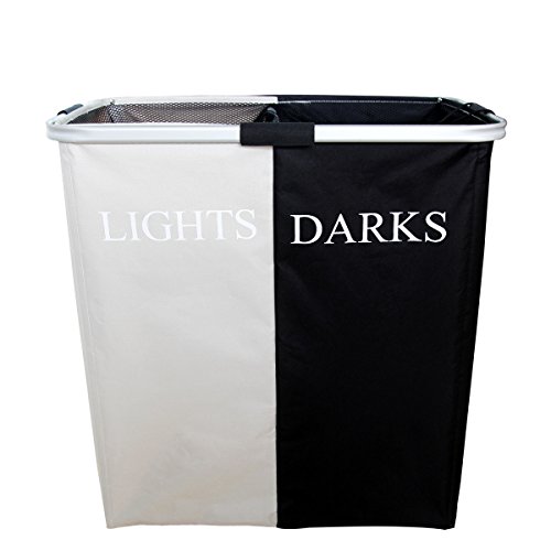 Bebone Double blanc&noir pliable paniers à linge (blanc&noir) 4903353157406 (4903353157406)