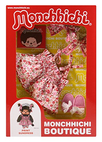 254700 - monchhichi vêtements a1 fleuri robe