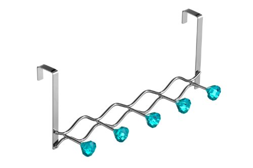 Porte-manteau à suspendre 5 têtes chrome/têtes ...