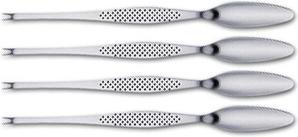 - gt-005/4 jeu de 4 curettes / cullières a crab...