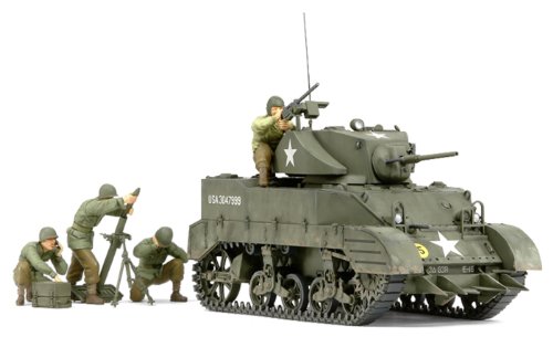 - 35313 - maquette - m5a1 et figurines - echell...