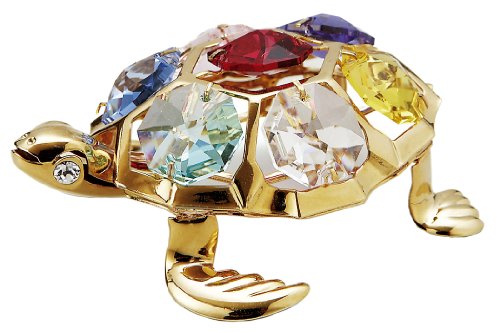 Crystocraft CRYSTOCRAFT SWAROVSKI Doré Motif tortue de mer 4957907428382 (4957907428382)