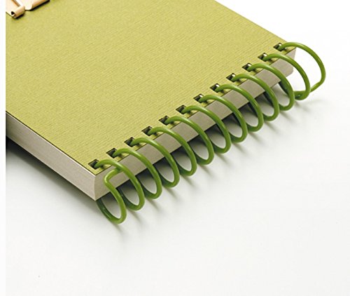 3 spirales de reliure - Vert - Ø 18 mm - 40 ann...