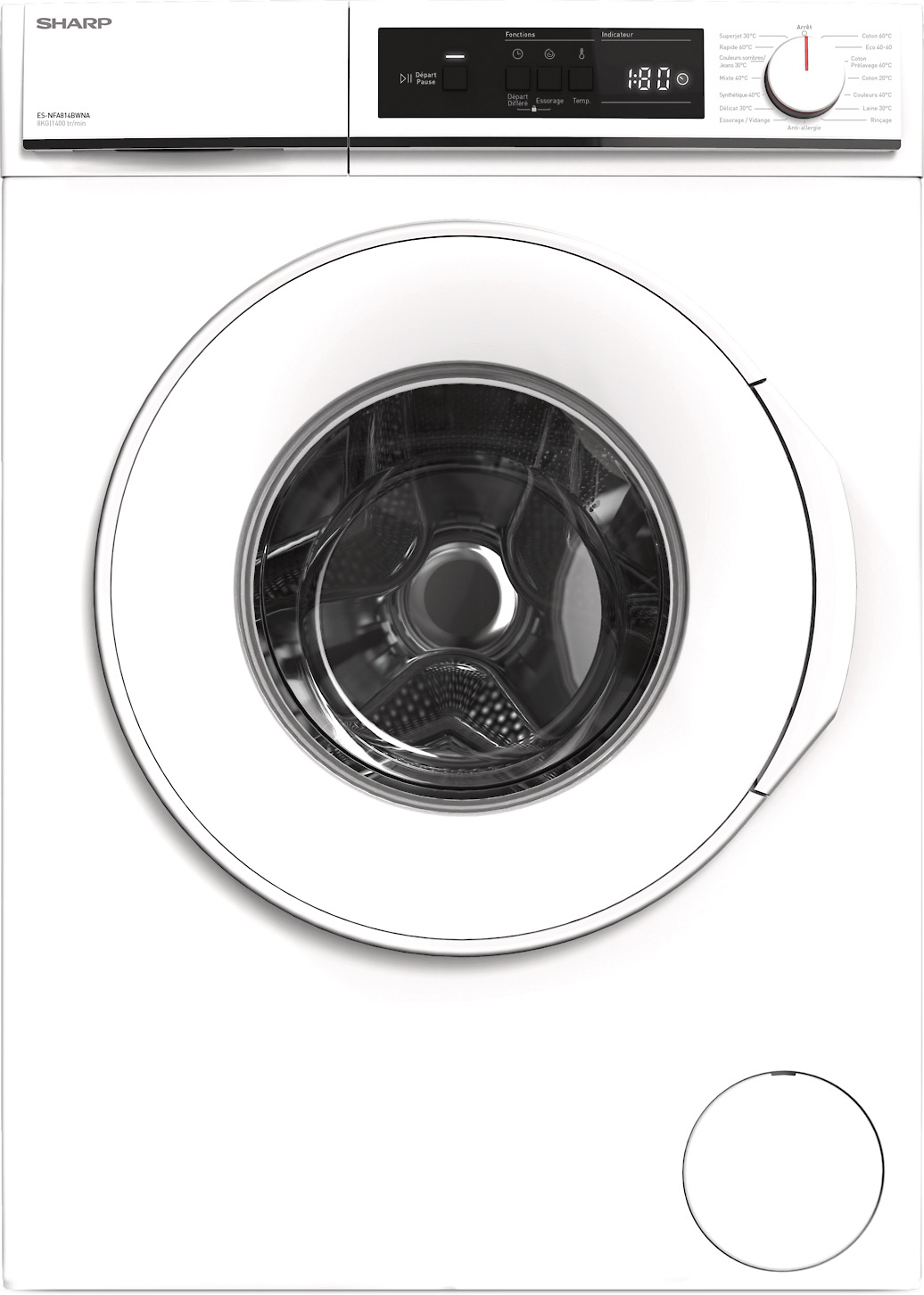  LAVE-LINGE FRONTAL 8 KG SHARP code EAN 4974019570365 