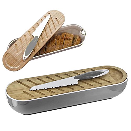 Corbeille à Pain 3 en 1 - planche à pain bambou...