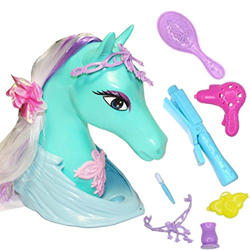 Tête à Coiffer Cheval - jouet enfant - 7 access...