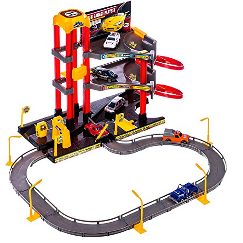 Circuit de Voitures miniatures enfant - Garage ...