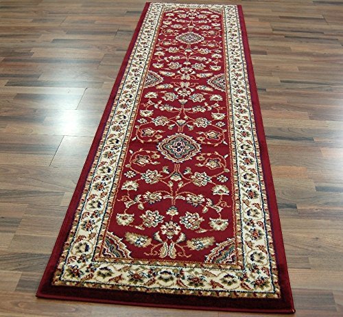 eRugs Grand et long tapis persan classique oriental style floral Rouge 60 x 230 cm 4985836580390 (4985836580390)