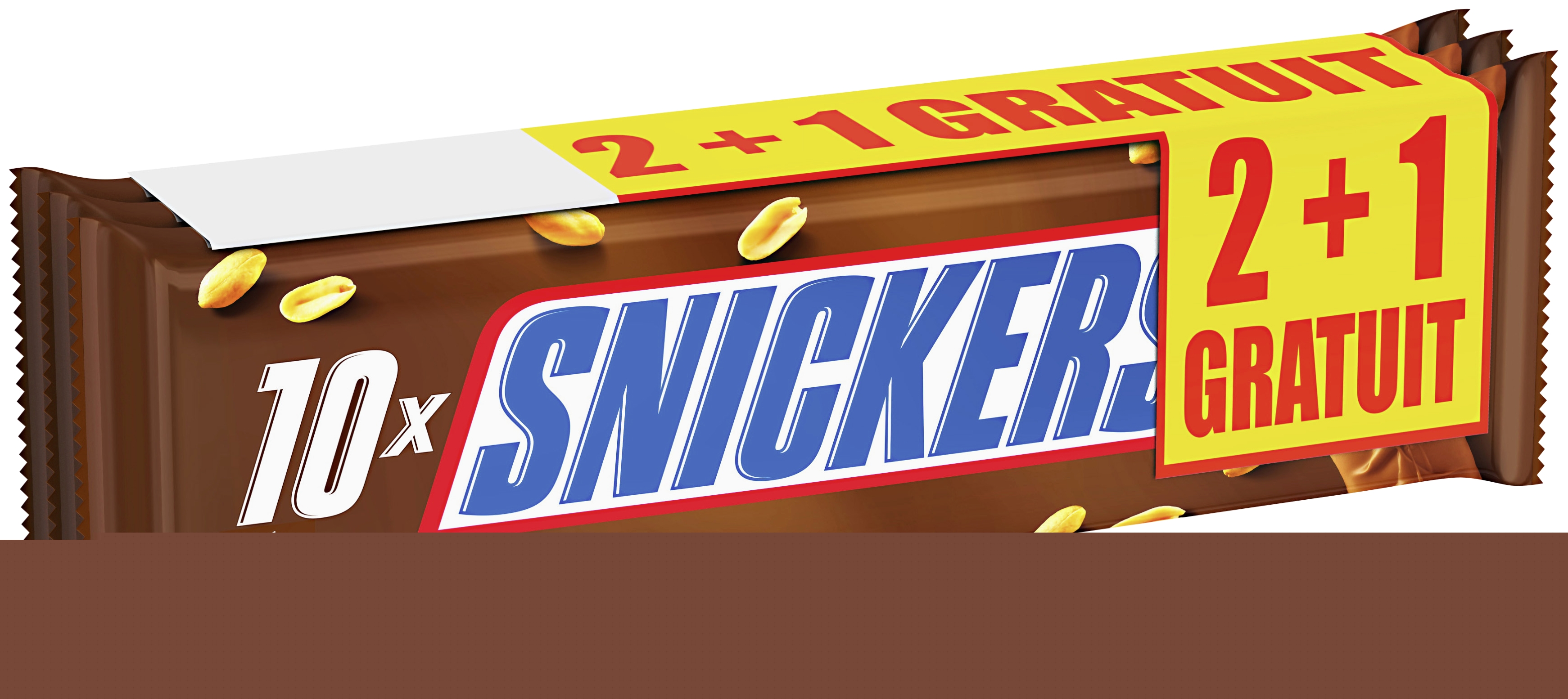 Barres chocolatées Snickers