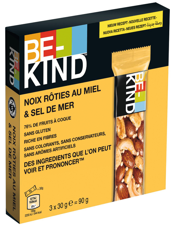 BARRES MIEL NOIX RÔTIES SEL BE KIND 5000159532907 BE KIND