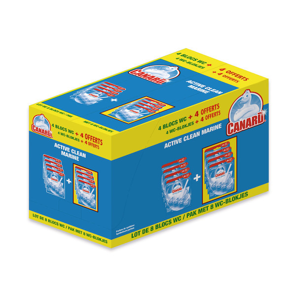 Blocs cuvette WC Active Clean 5000204129595 canard Blocs cuvette WC Active Clean 5000204129595 canard