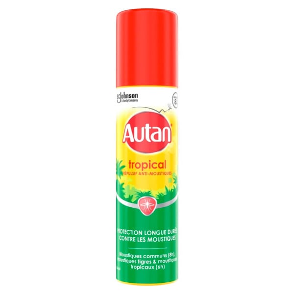  Spray Répulsif Anti-Moustiques Tropical Autan code EAN 5000204152043 