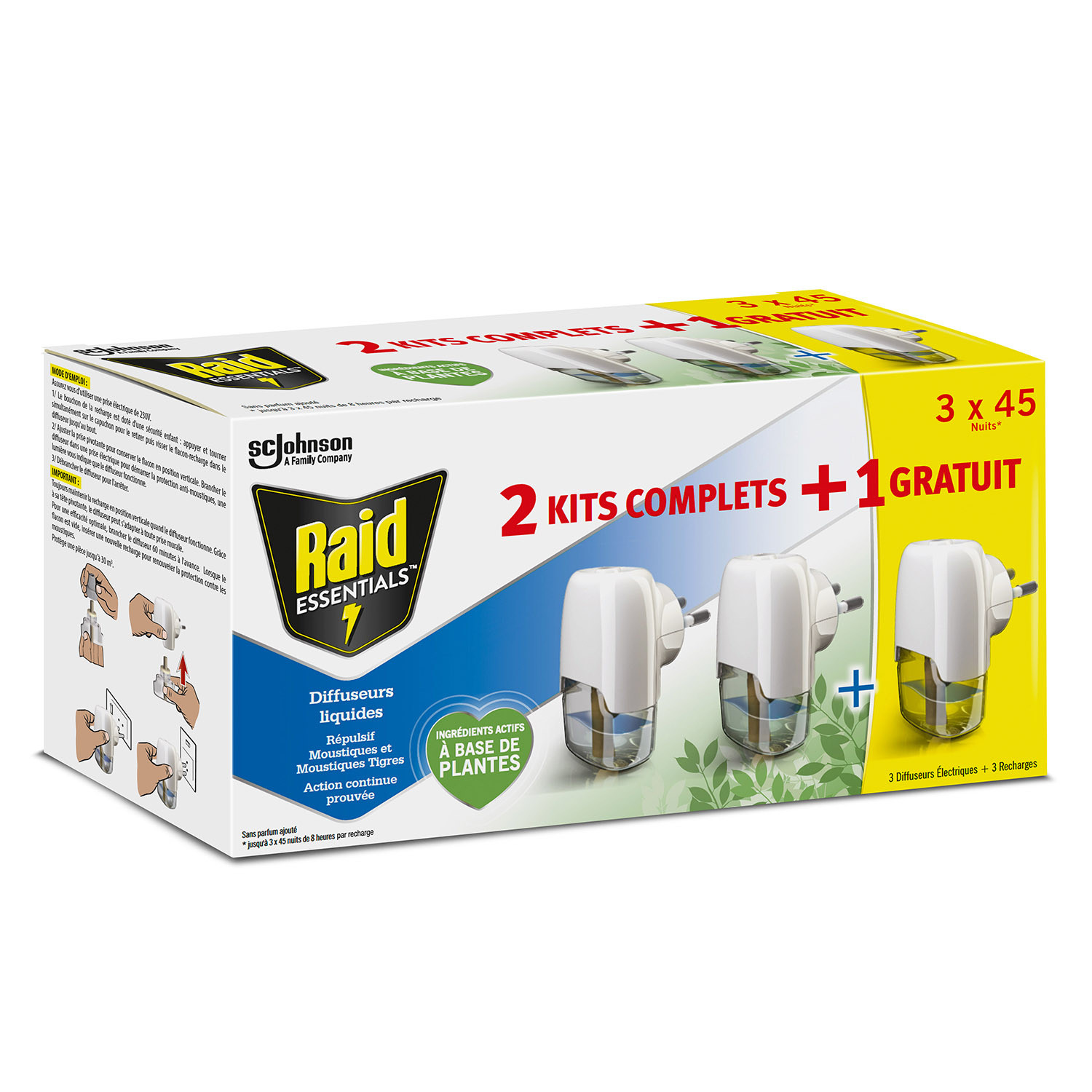 RAID Diffuseur électrique liquide anti-moustique RAID code EAN 5000204205879 