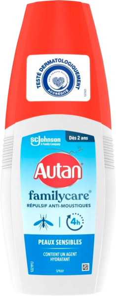 Spray Lotion Anti-Moustiques Familycare Autan code EAN 5000204367683 