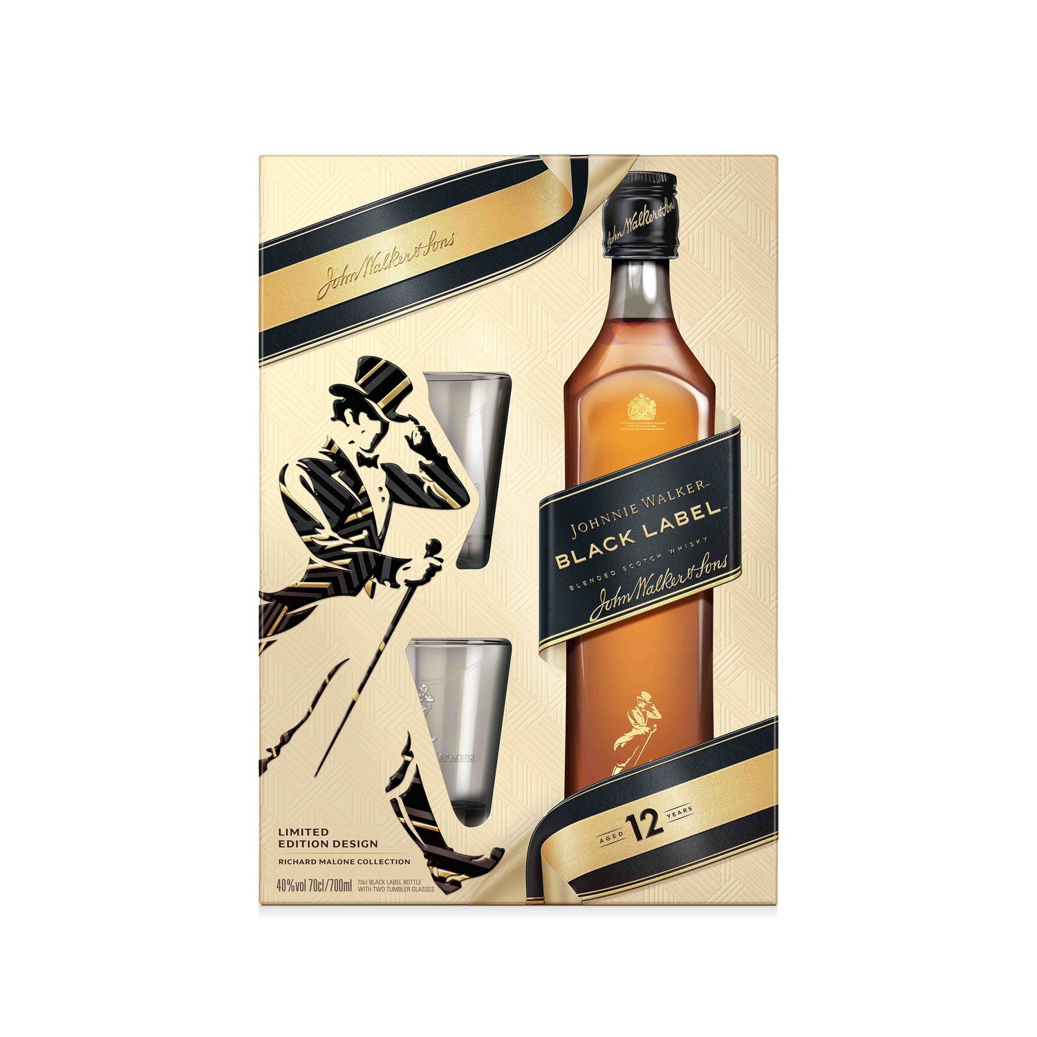 JOHNNIE WALKER Whisky coffret black label JOHNNIE WALKER code EAN 5000267176581 