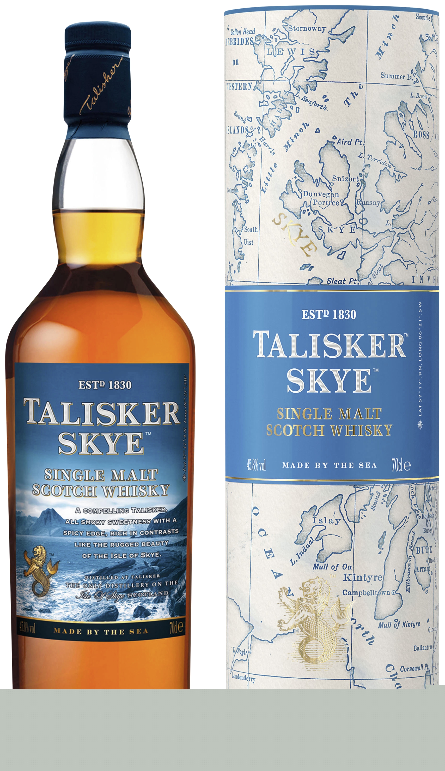 Scotch whisky single malt Talisker Skye