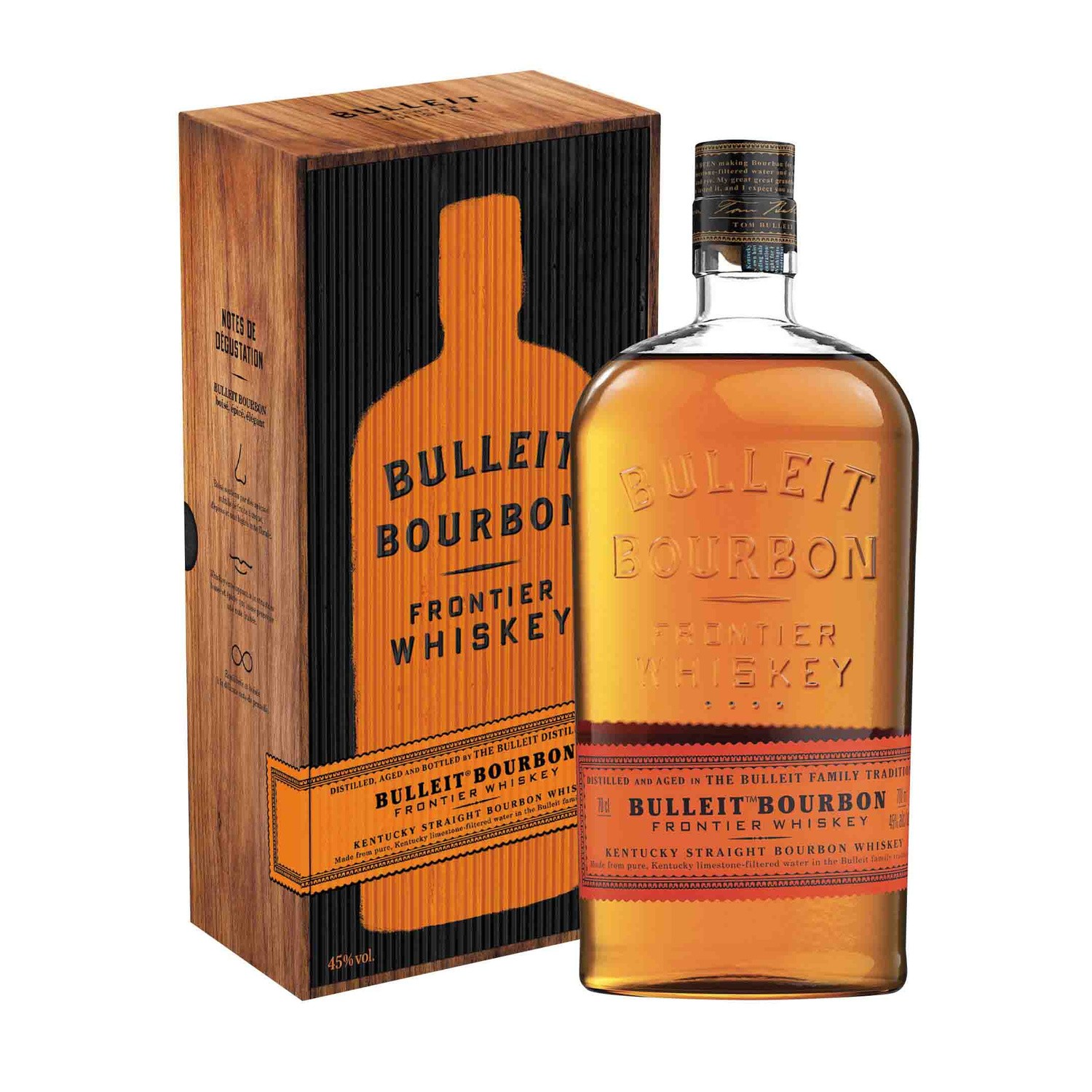 Bourbon Frontier avec etui BULLEIT