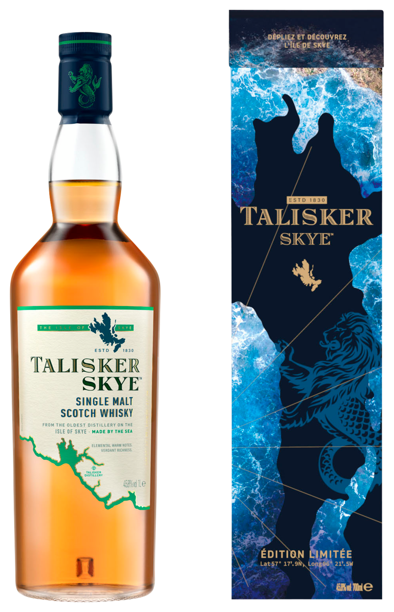 TALISKER SINGLE MATL SCOTCH WHISKY SKYE code EAN 5000281070438 