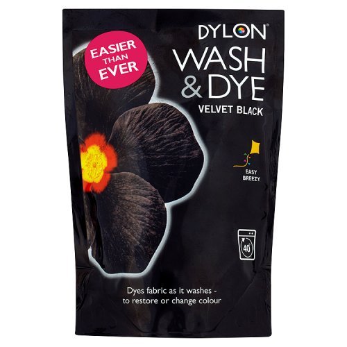 Wash & dye teinture pour textiles noir velours ...