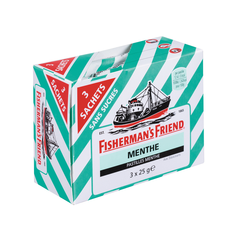 Fisherman's friend PASTILLES MENTHOLÉES SANS SUCRE Fisherman's friend code EAN 5000357103350 