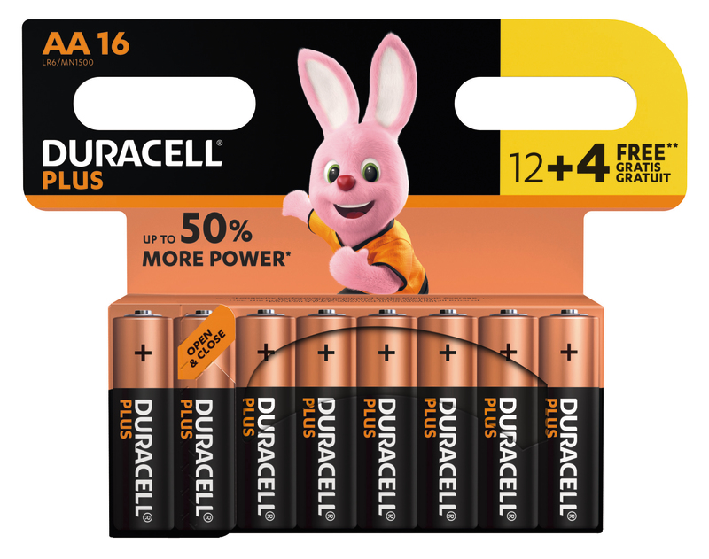 PILES PLUS POWER LR6 12+4 DURACELL