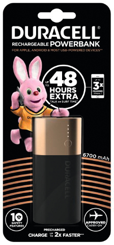DURACELL BATTERIE EXTERNE DURACELL code EAN 5000394029231 