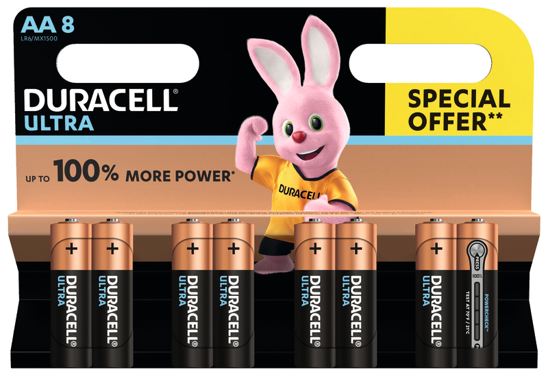 PILES ULTRA LR6X8 DURACELL