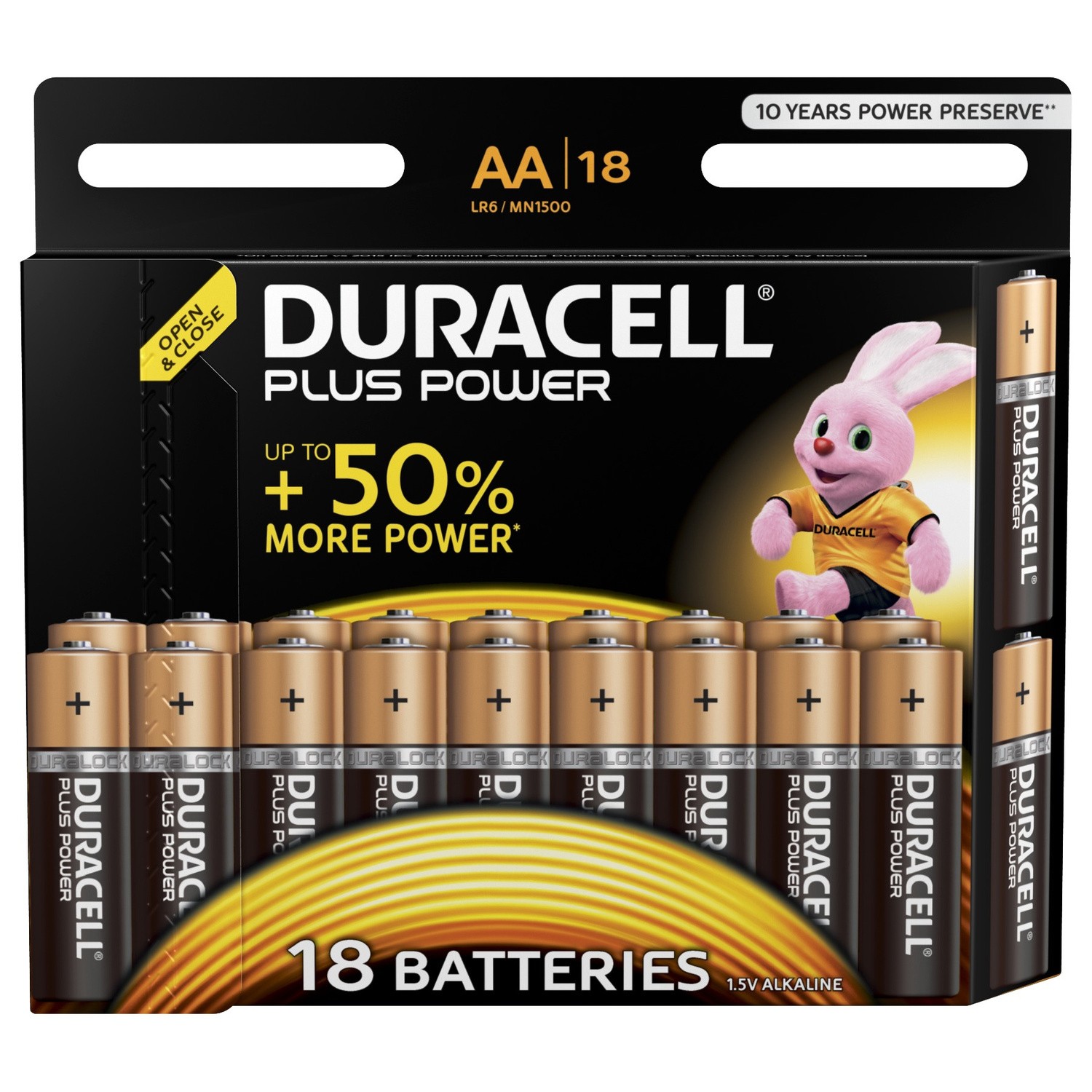 Piles Plus Power Alcaline  AAA DURACELL