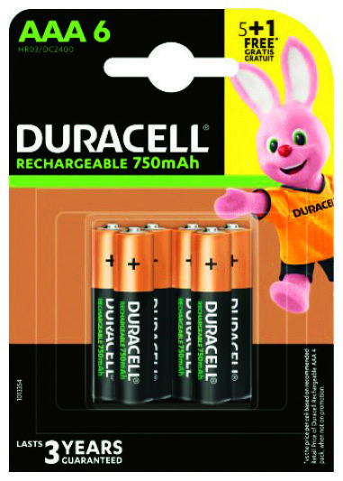 LOT DE 5 PILES + 1 OFFERTE(7) “RECHARGE PLUS”