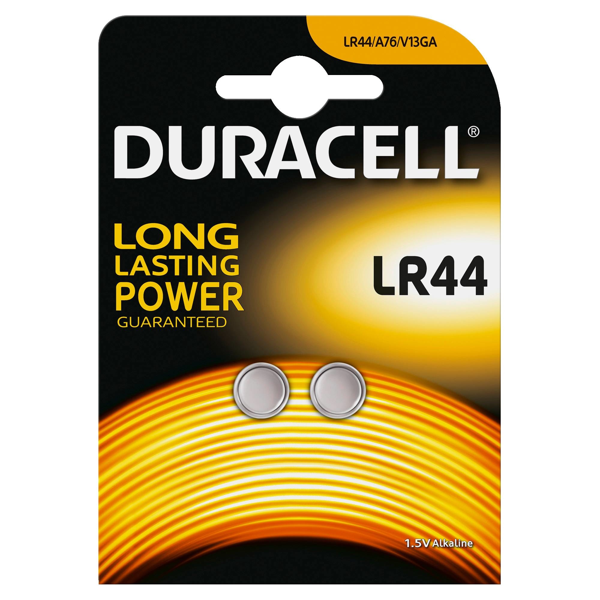 Pile duracell LR44 grand blister spécial