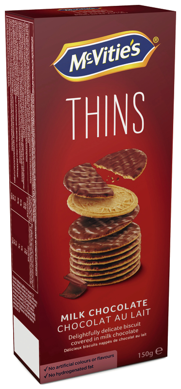 BISCUITS THINS CHOCOLAT AU LAIT Mc Vitie's
