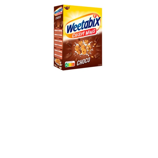  Céréales Weetabix Crispy Minis Chocolat  code EAN 5010029229110 