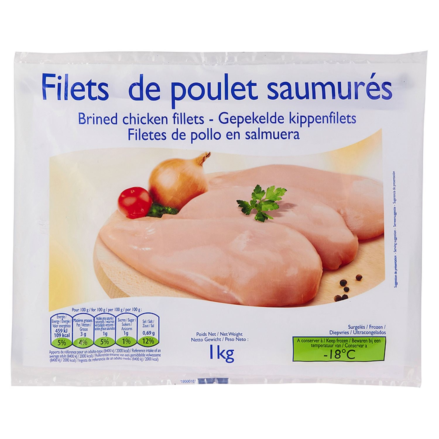 Filets de poulet saumurés 