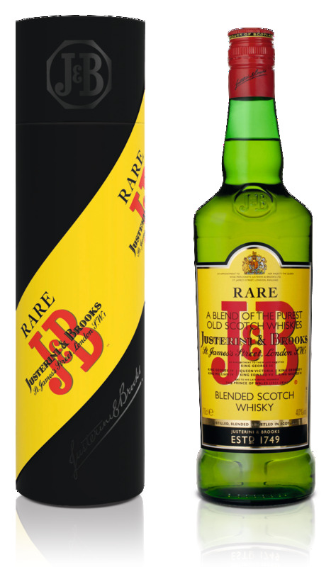 J&B SCOTCH WHISKY RARE J&B code EAN 5010103945325 
