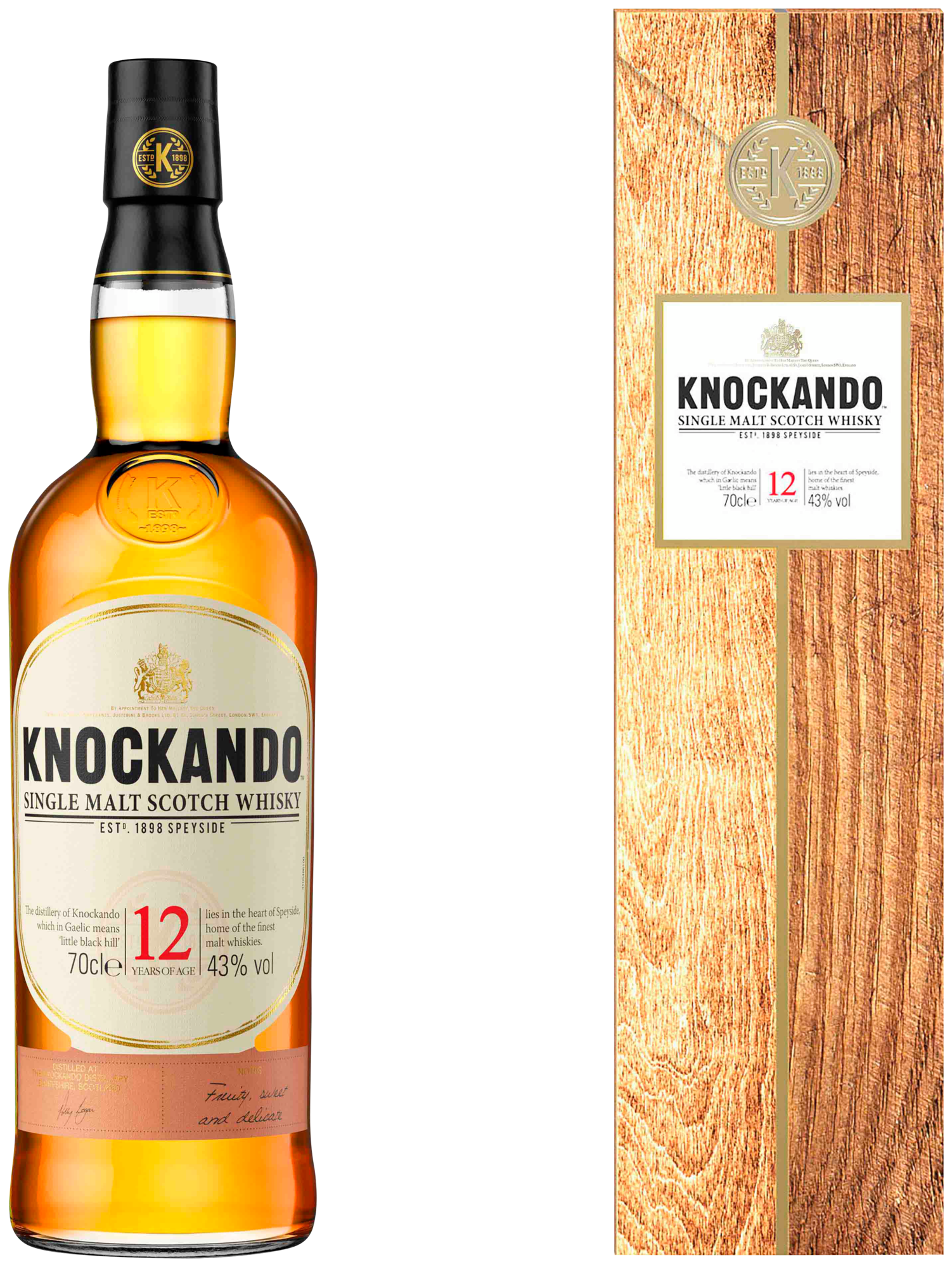 KNOCKANDO SINGLE MALT SCOTCH WHISKY code EAN 5010103946551 