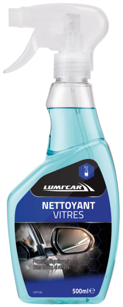 NETTOYANT VITRE 500ML 
LUMI'CAR
