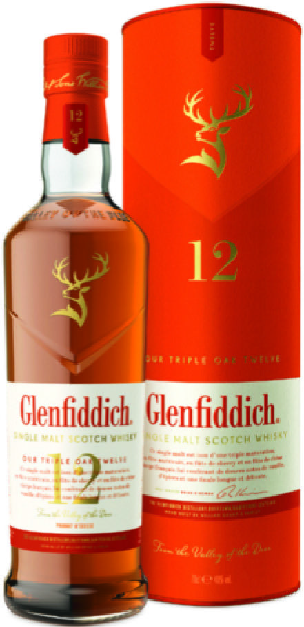  SINGLE MALT SCOTCH WHISKY "GLENFIDDICH" code EAN 5010327025155 