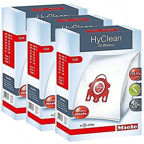 Hyclean lot de 12 sacs pour aspirateur type f/j/m